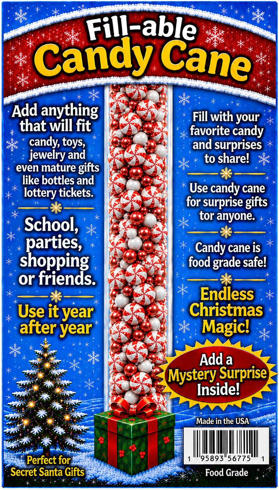 Fillable Candy Canes product flyer
